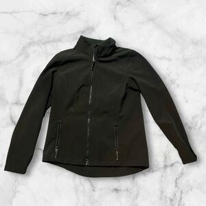 NOBLE S weather proof zip up basic black